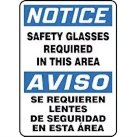 Accuform BILINGUAL OSHA NOTICE Safety Sign SBMPPA801XT SBMPPA801XT
